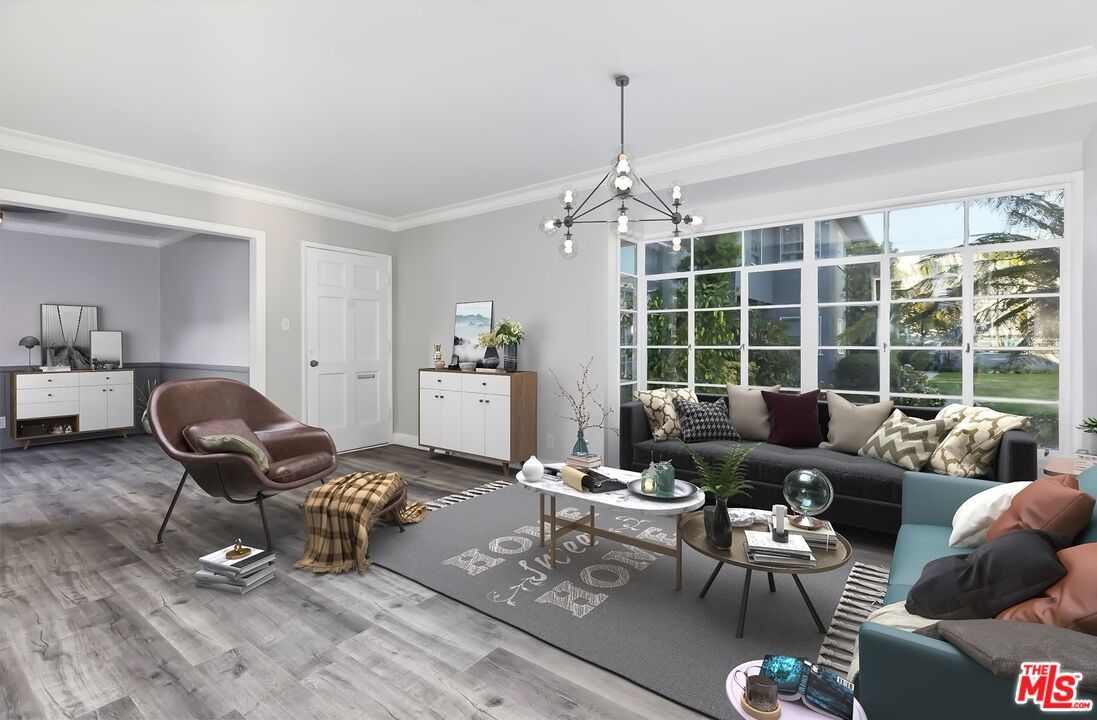 Interior, Living room, Pendant Lights, Wood Texture Flooring