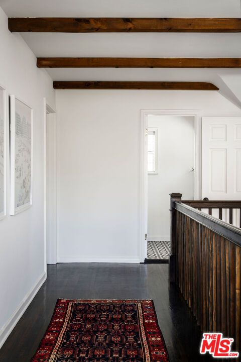 Empty room, Interior, Wooden Beams, Wood Texture Flooring