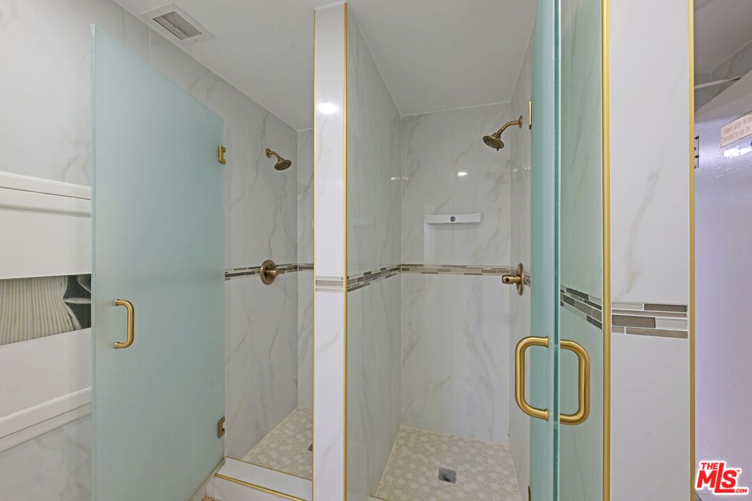 Bathroom, Glass Shower, Interior, Marble Walls