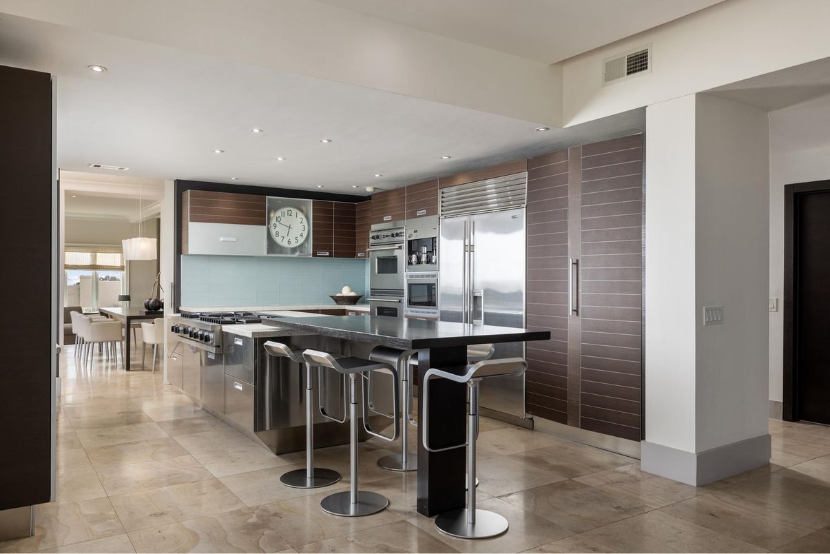 Interior, Kitchen, Recessed Lighting, Stainless Steel Appliances