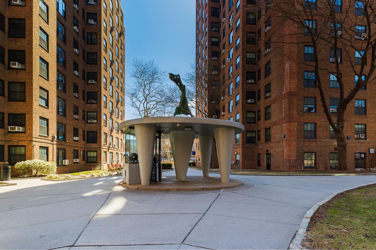 Exterior, Facade, Brick Facade, Condo Building