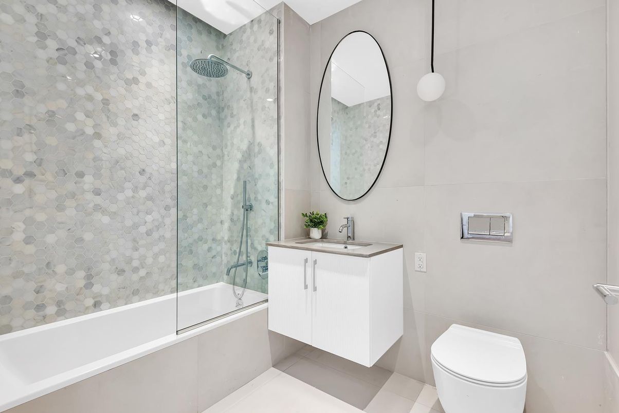 Bathroom, Glass Shower, Interior