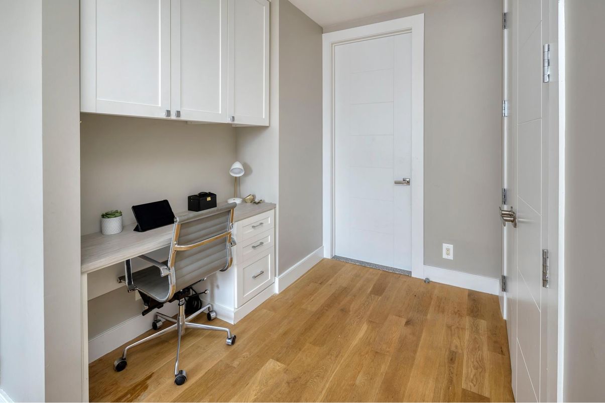 Home Office, Interior, Wood Texture Flooring