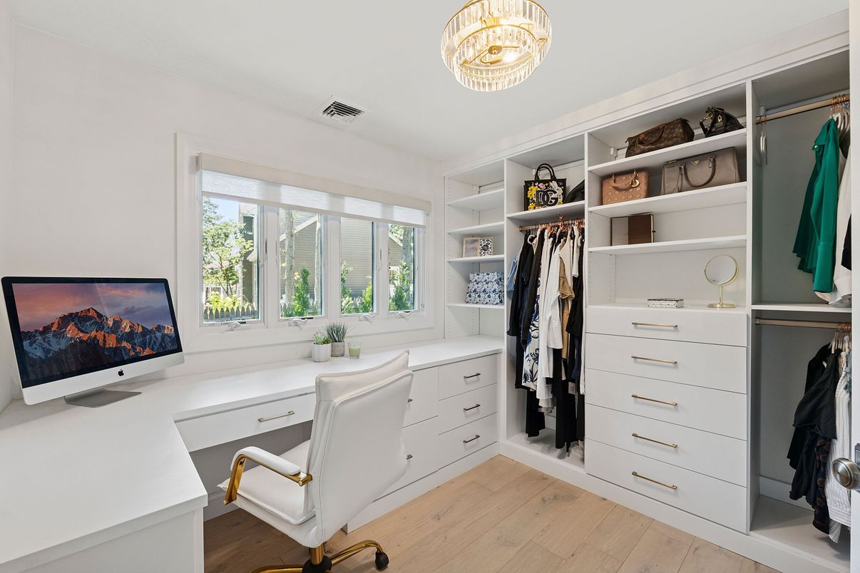 Home Office, Interior, Wood Texture Flooring