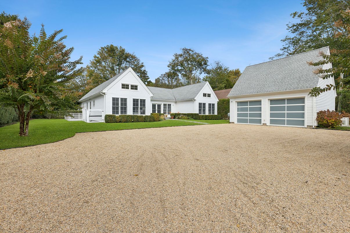 Attached, Backyard, Exterior, Facade, Farmhouse