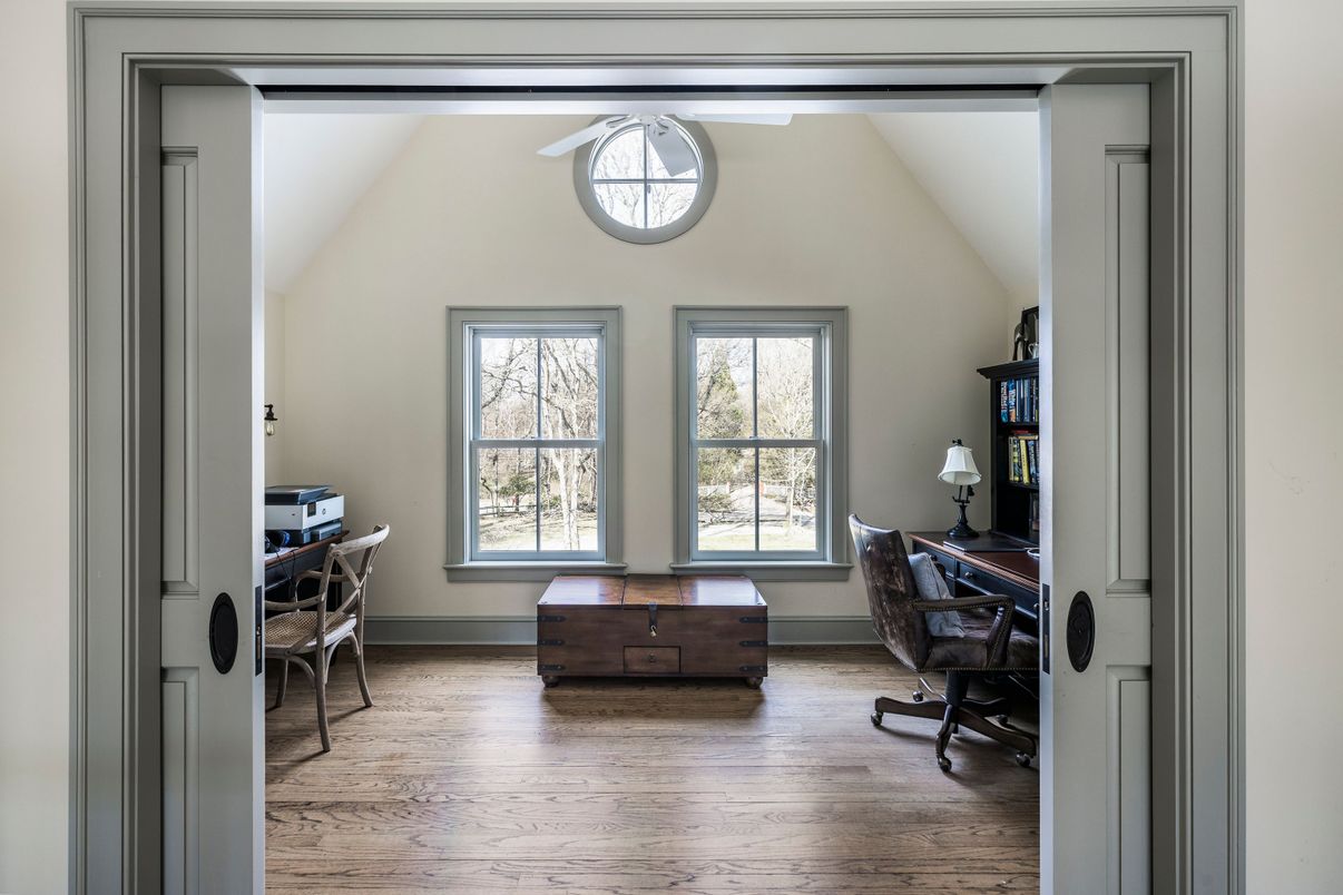 Home Office, Interior, Wood Texture Flooring