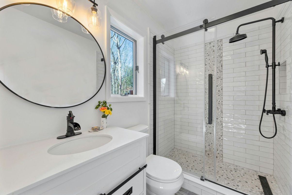 Bathroom, Glass Shower, Interior