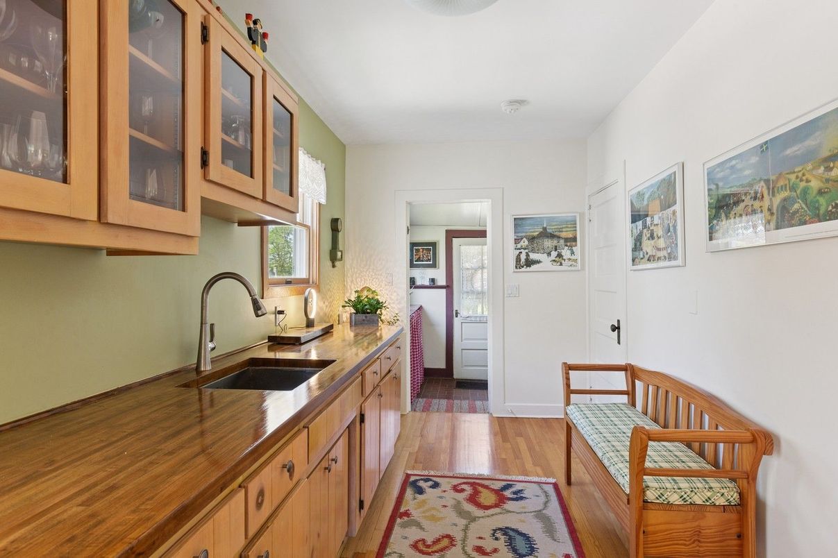 Interior, Kitchen, Wood Texture Flooring