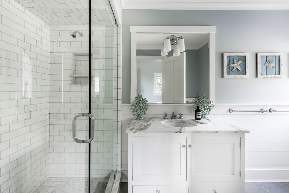 Bathroom, Glass Shower, Interior