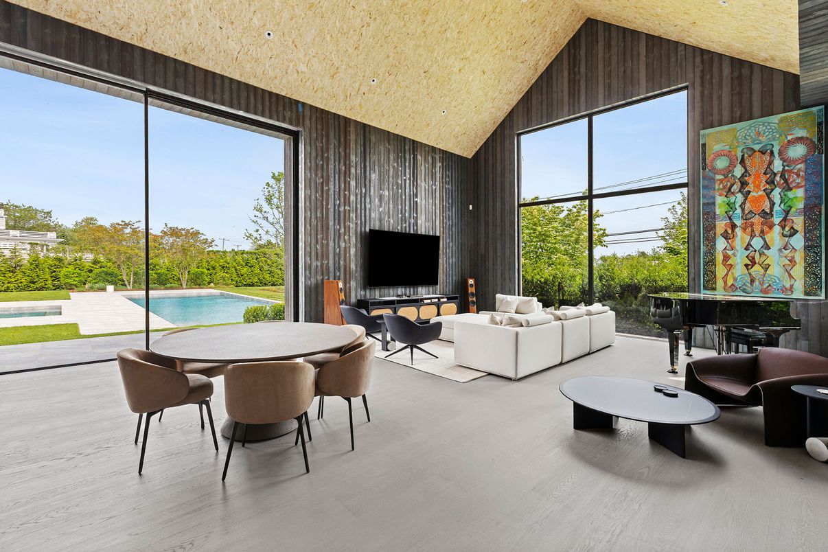 Dining room, Interior, Living room, Piano, Wooden Walls