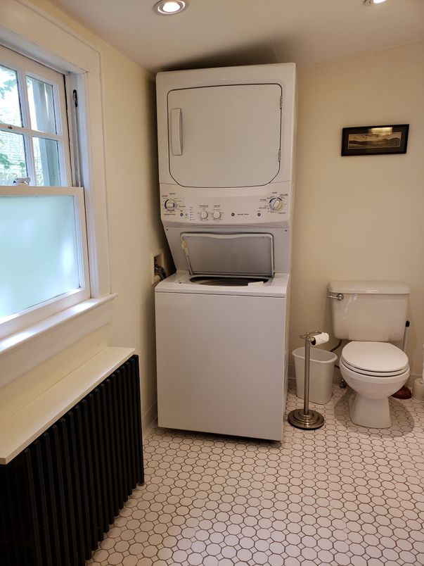 Bathroom, Interior, Recessed Lighting, Utility Closets, Washer