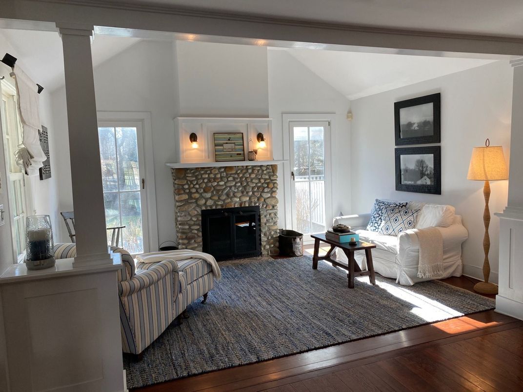 Fireplace, Interior, Living room, Wood Texture Flooring