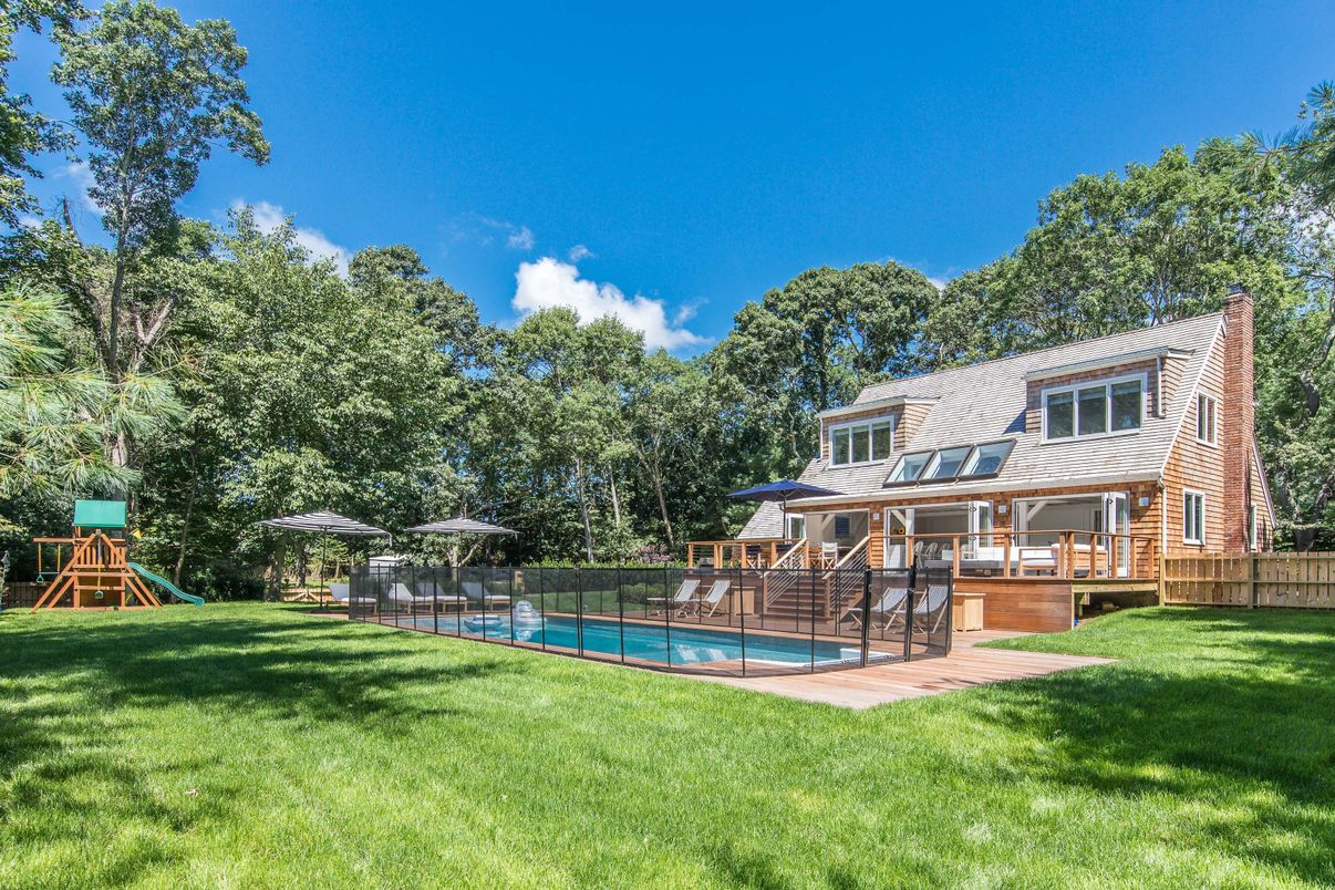 Backyard, Exterior, Playground, Pool, Solar Panels