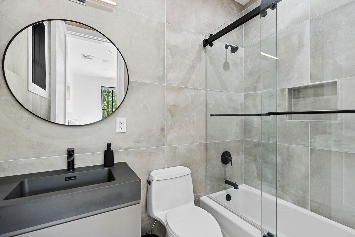 Bathroom, Glass Shower, Interior