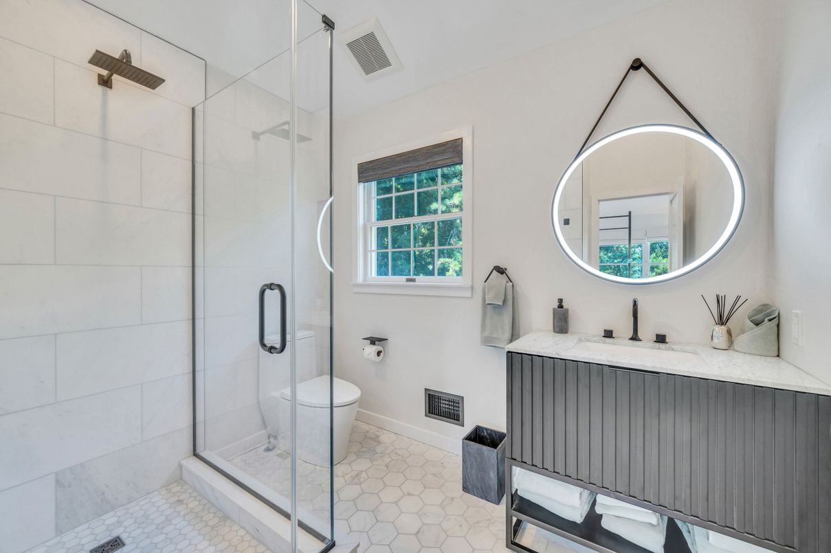 Bathroom, Glass Shower, Interior