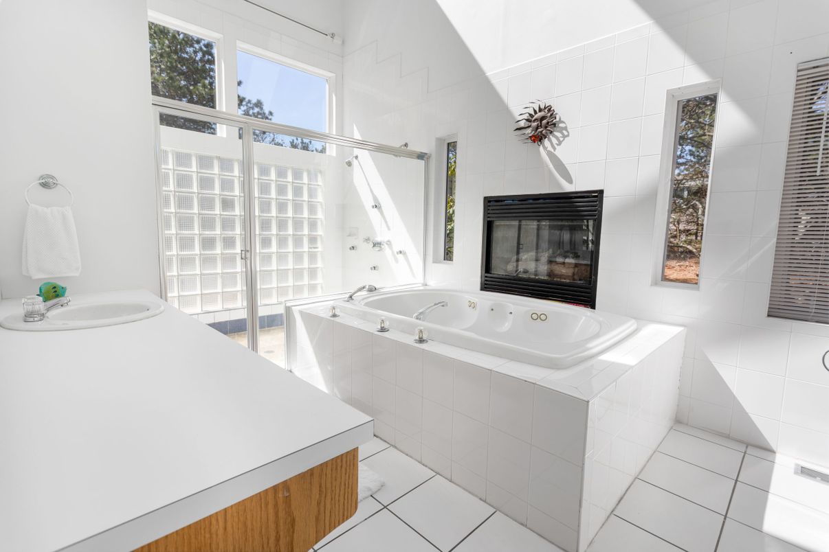 Bathroom, Fireplace, Interior