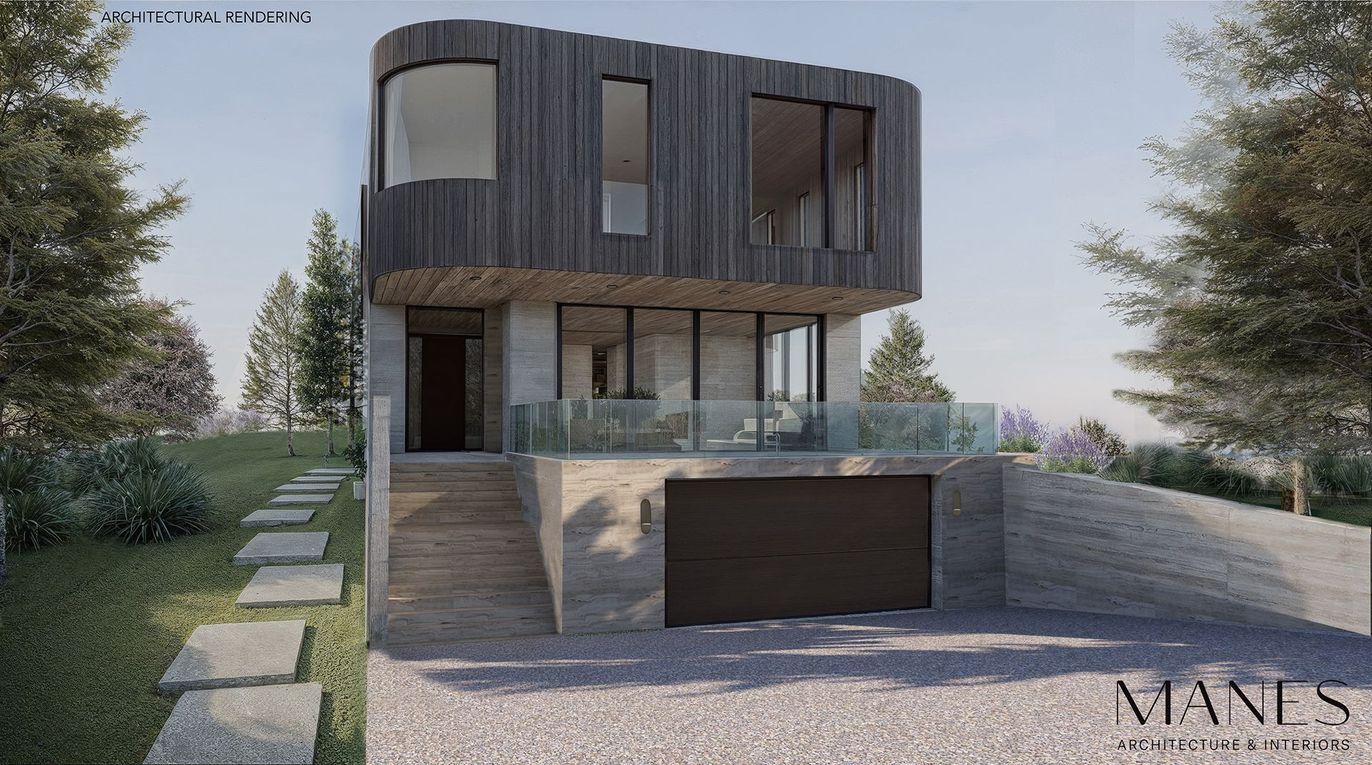 Backyard, Exterior, Facade, Modern