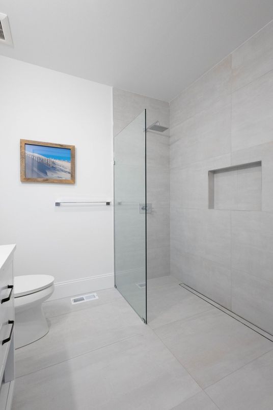Bathroom, Glass Shower, Interior