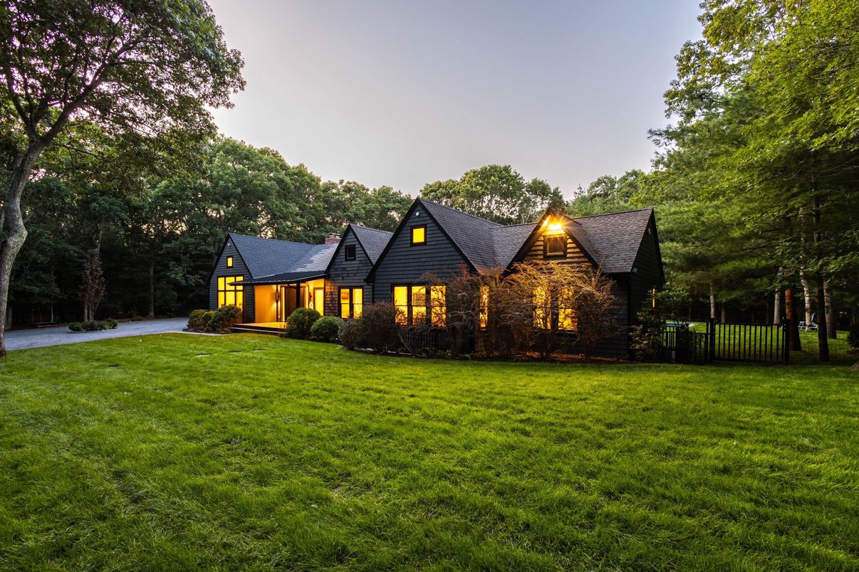Attached, Backyard, Exterior, Facade, Tudor Revival