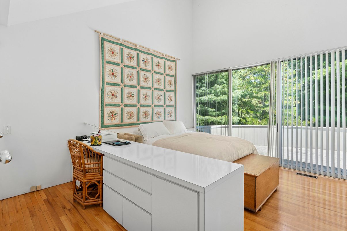 Bedroom, Home Office, Interior, Wood Texture Flooring