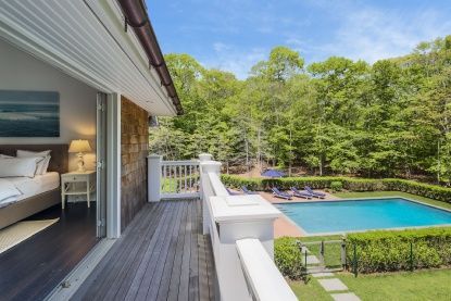 Exterior, Pool, Wood Texture Flooring