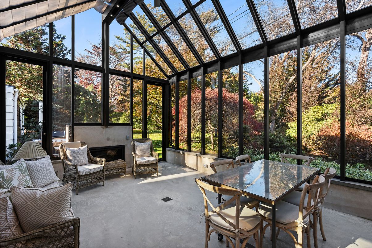 Dining room, Glass Ceilings, Interior, Sun Room