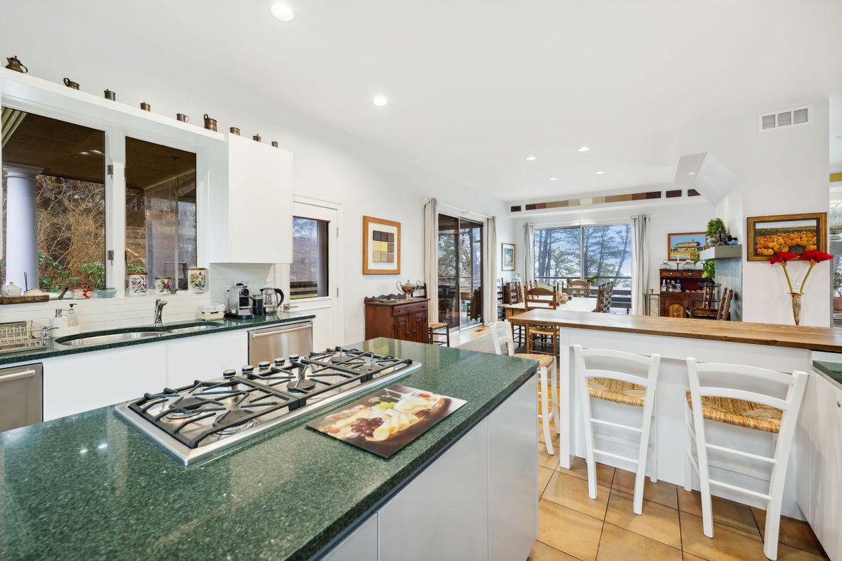 Interior, Kitchen, Recessed Lighting, Stainless Steel Appliances