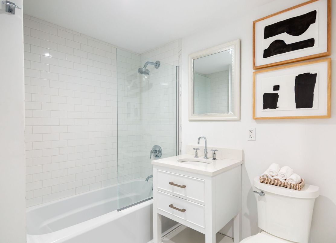 Bathroom, Glass Shower, Interior