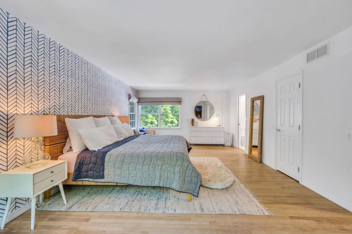 Bedroom, Interior, Wood Texture Flooring
