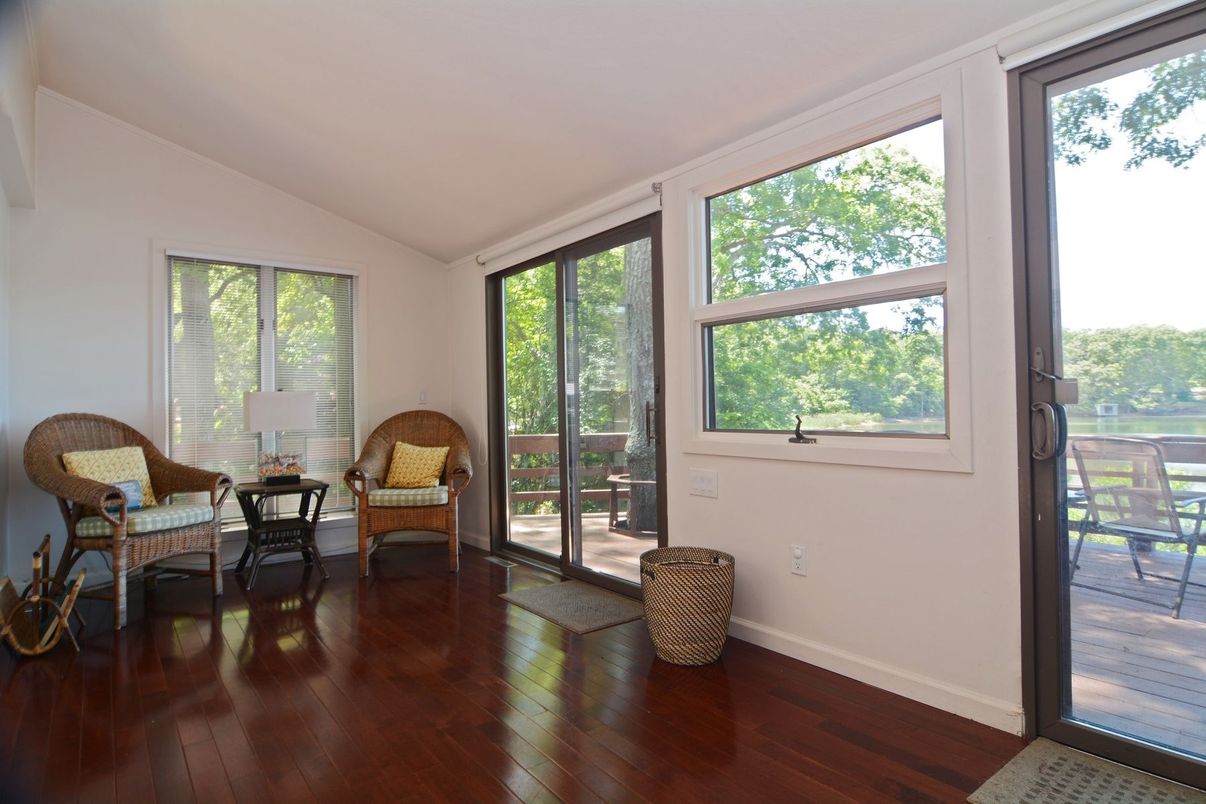 Interior, Sun Room, Wood Texture Flooring
