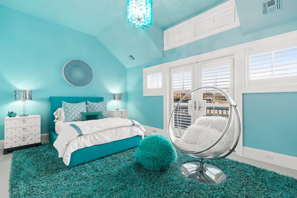 Bedroom, Chandelier, Interior