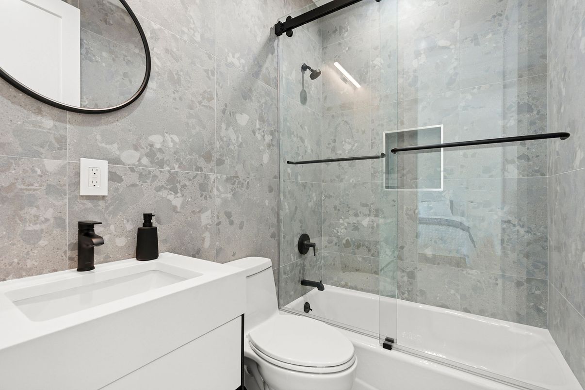 Bathroom, Glass Shower, Interior