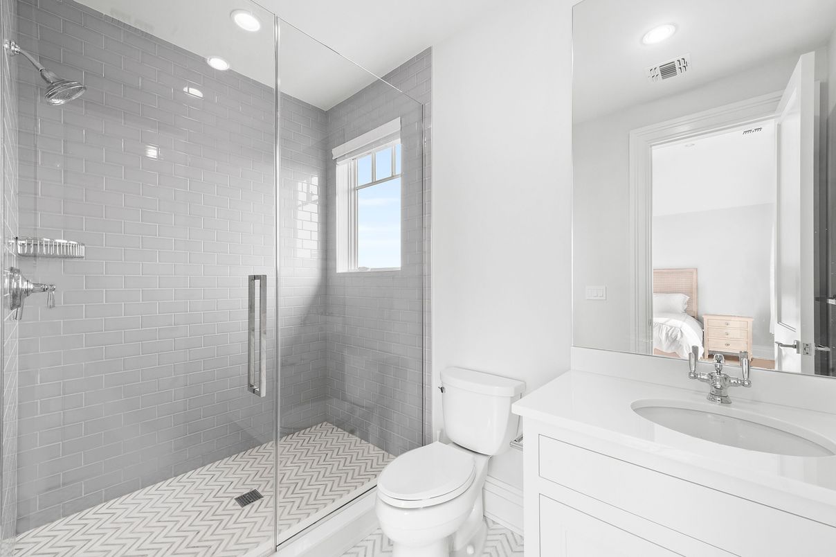 Bathroom, Bedroom, Glass Shower, Interior, Recessed Lighting