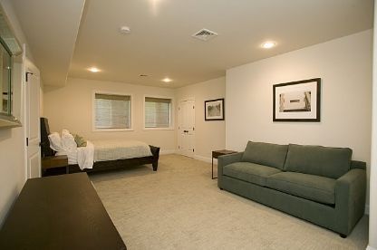 Bedroom, Interior, Recessed Lighting