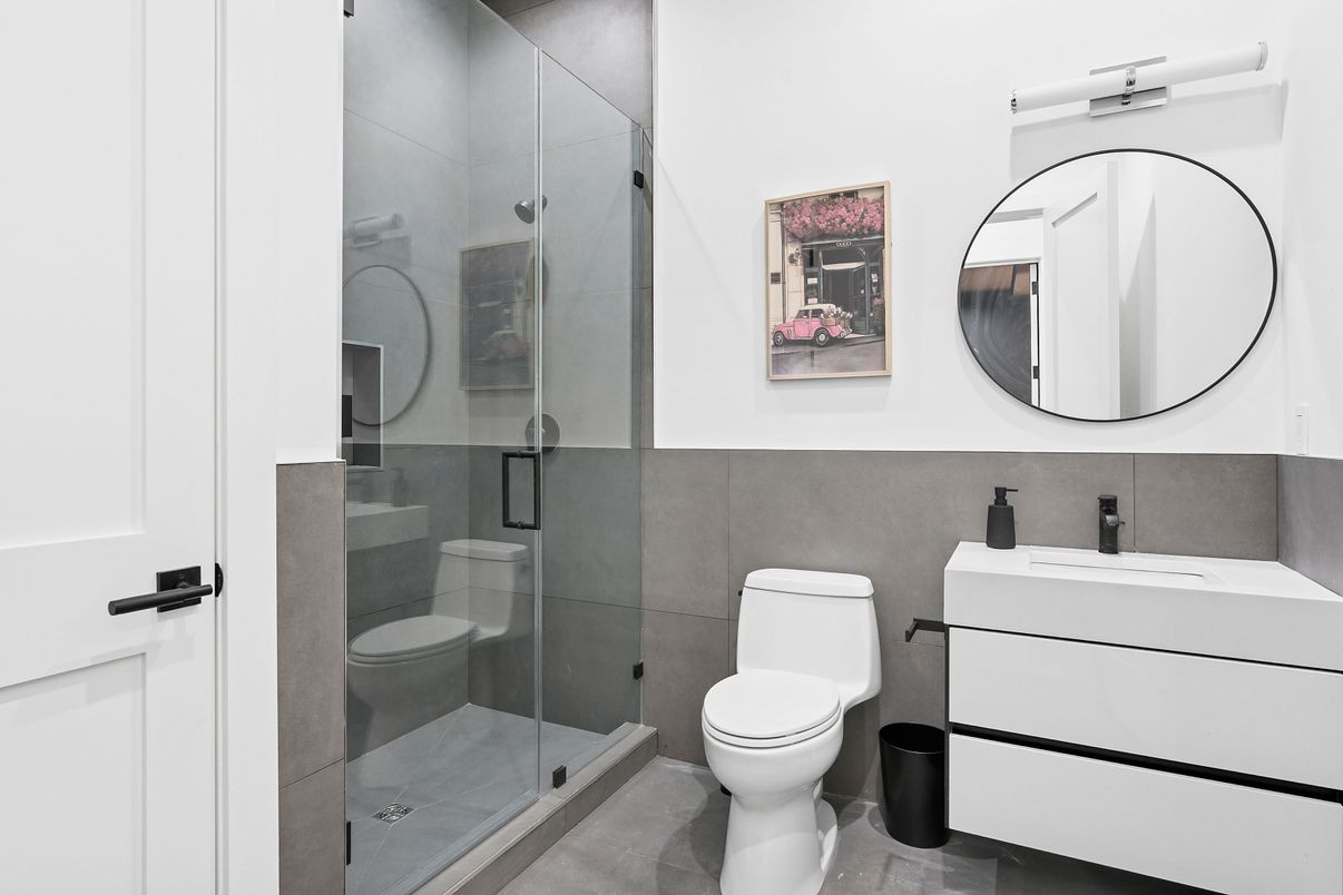 Bathroom, Glass Shower, Interior