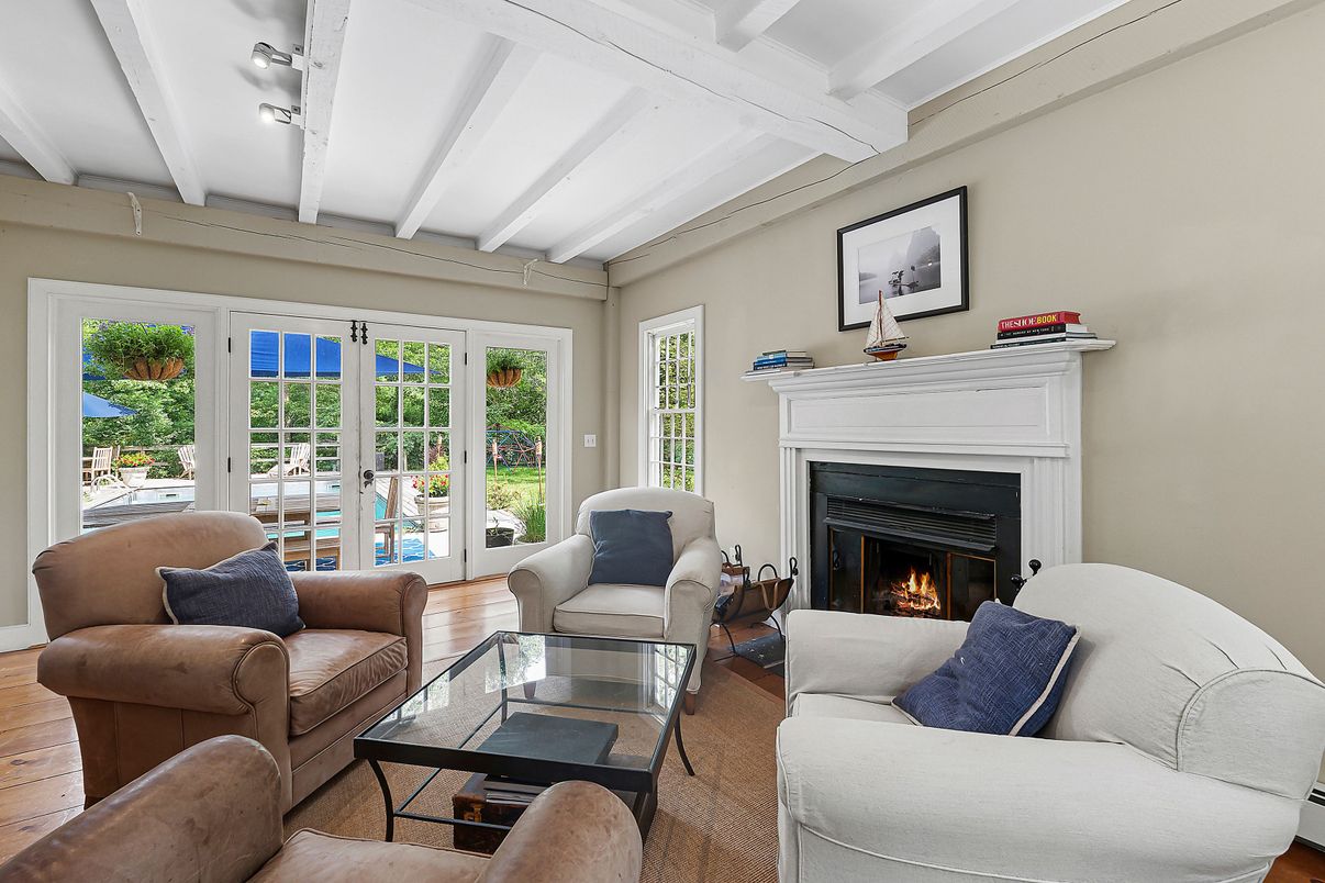 Fireplace, Interior, Living room, Wood Texture Flooring