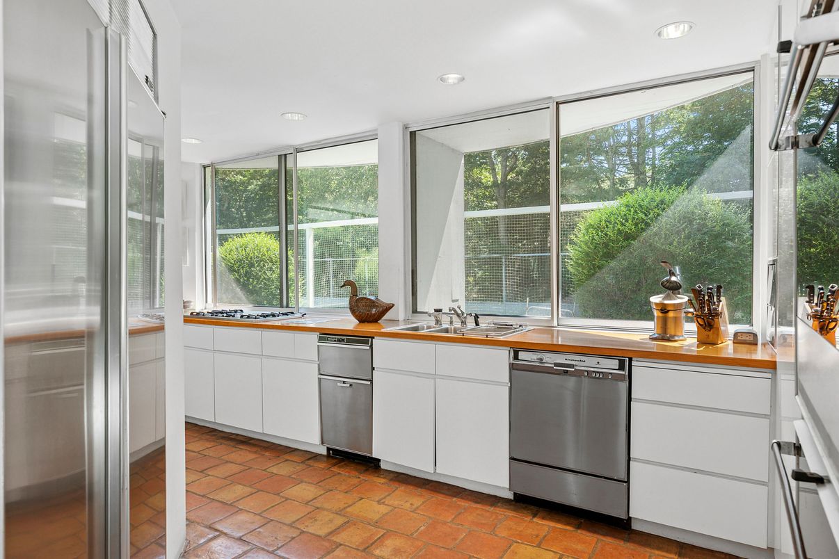 Interior, Kitchen, Recessed Lighting, Stainless Steel Appliances