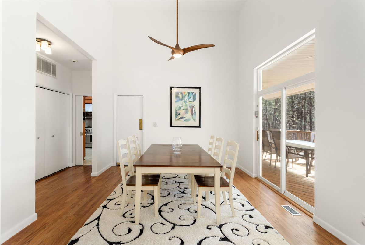 Dining room, Interior, Wood Texture Flooring