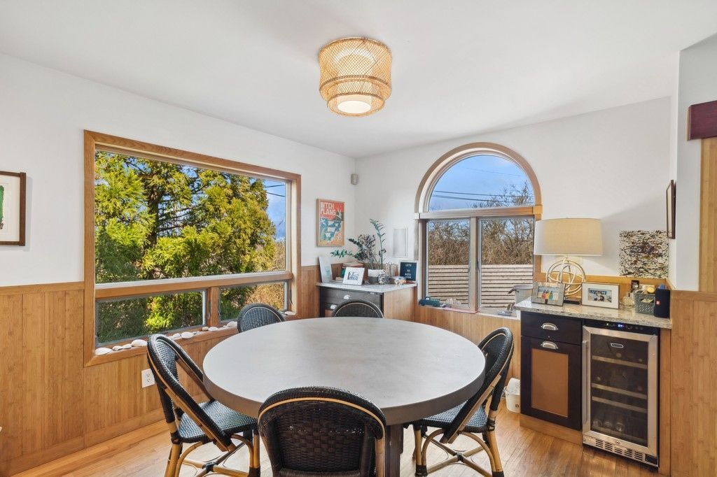 Dining room, Interior, Wood Texture Flooring