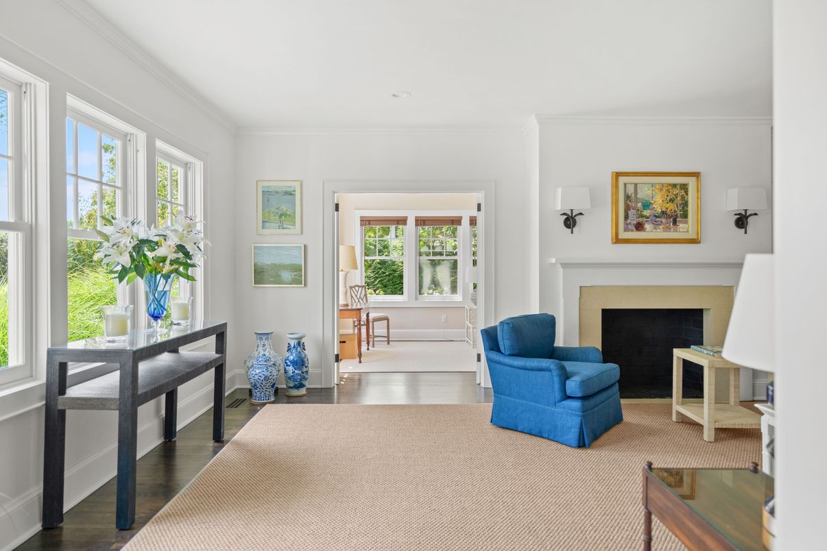 Fireplace, Interior, Wood Texture Flooring