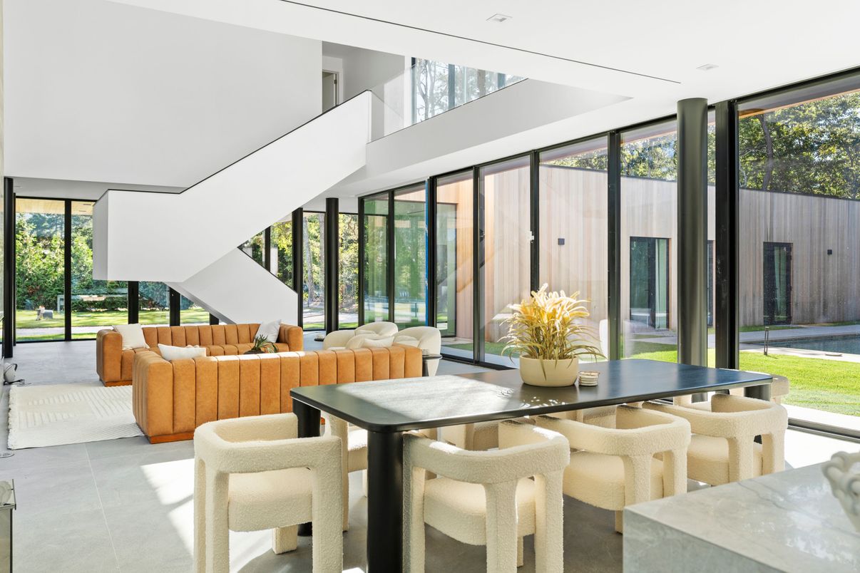 Dining room, Interior, Living room, Recessed Lighting