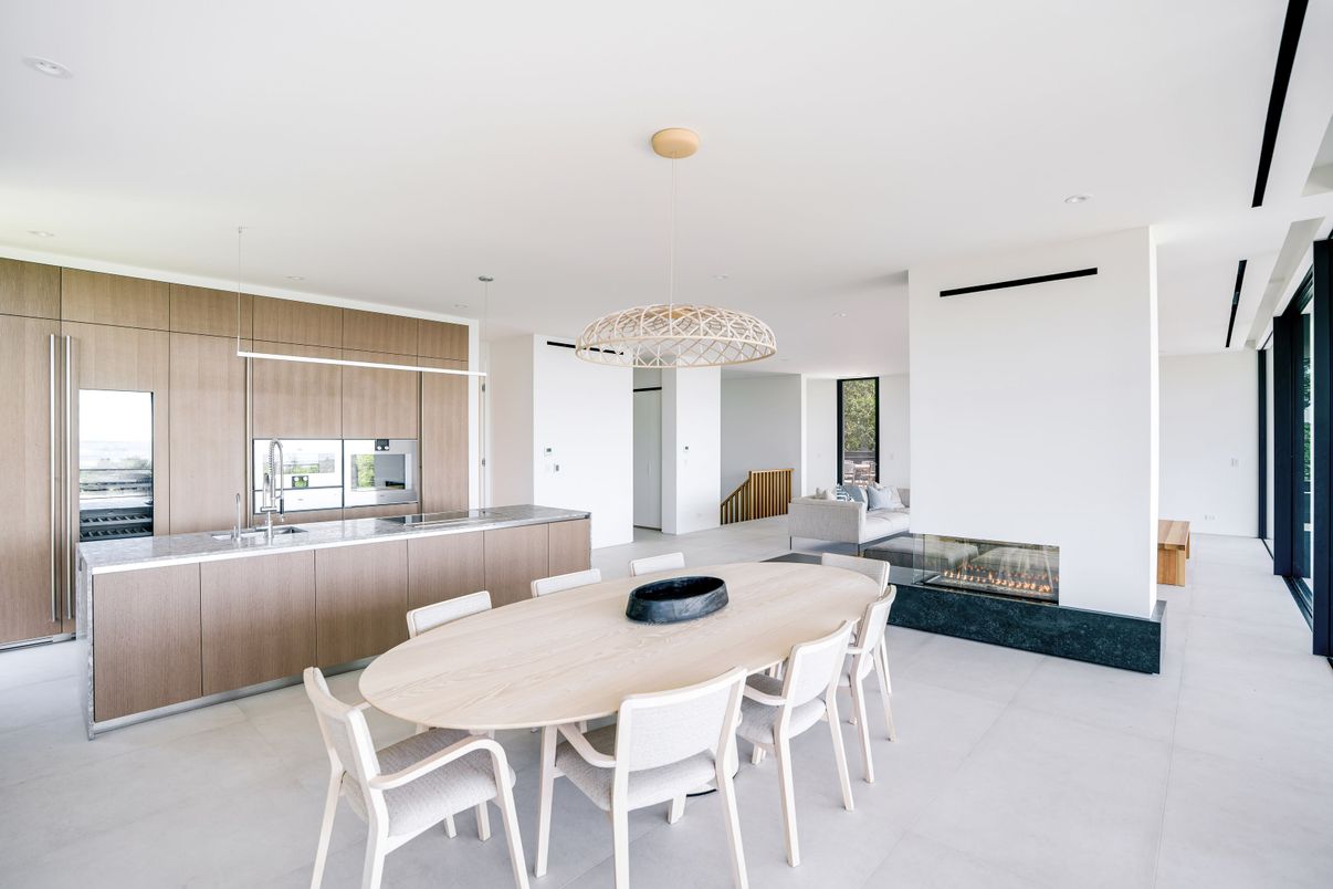 Dining room, Interior, Kitchen, Living room, Pendant Lights, Recessed Lighting