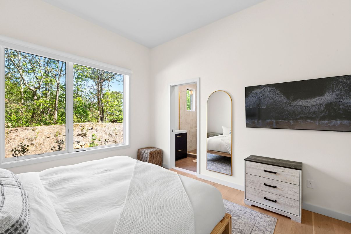 Bedroom, Interior, Wood Texture Flooring