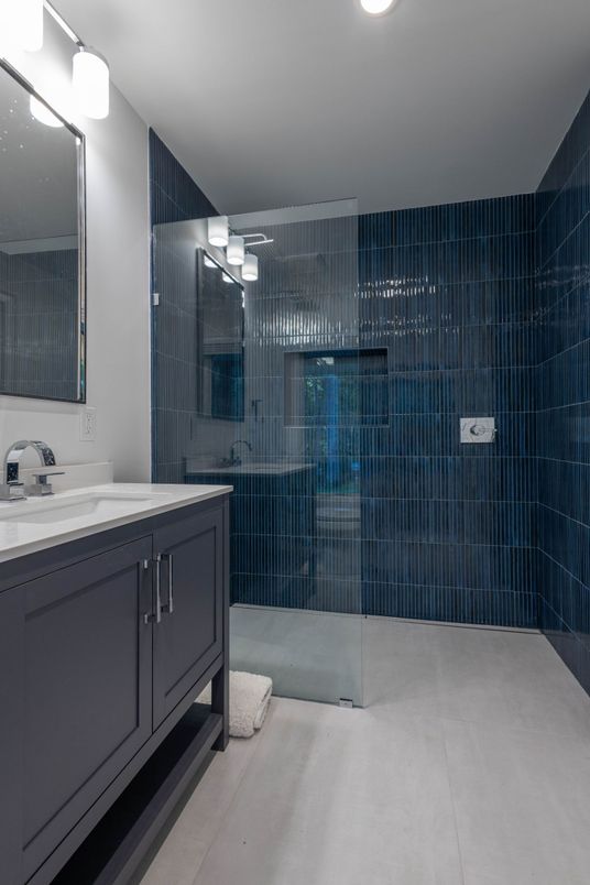 Bathroom, Glass Shower, Interior