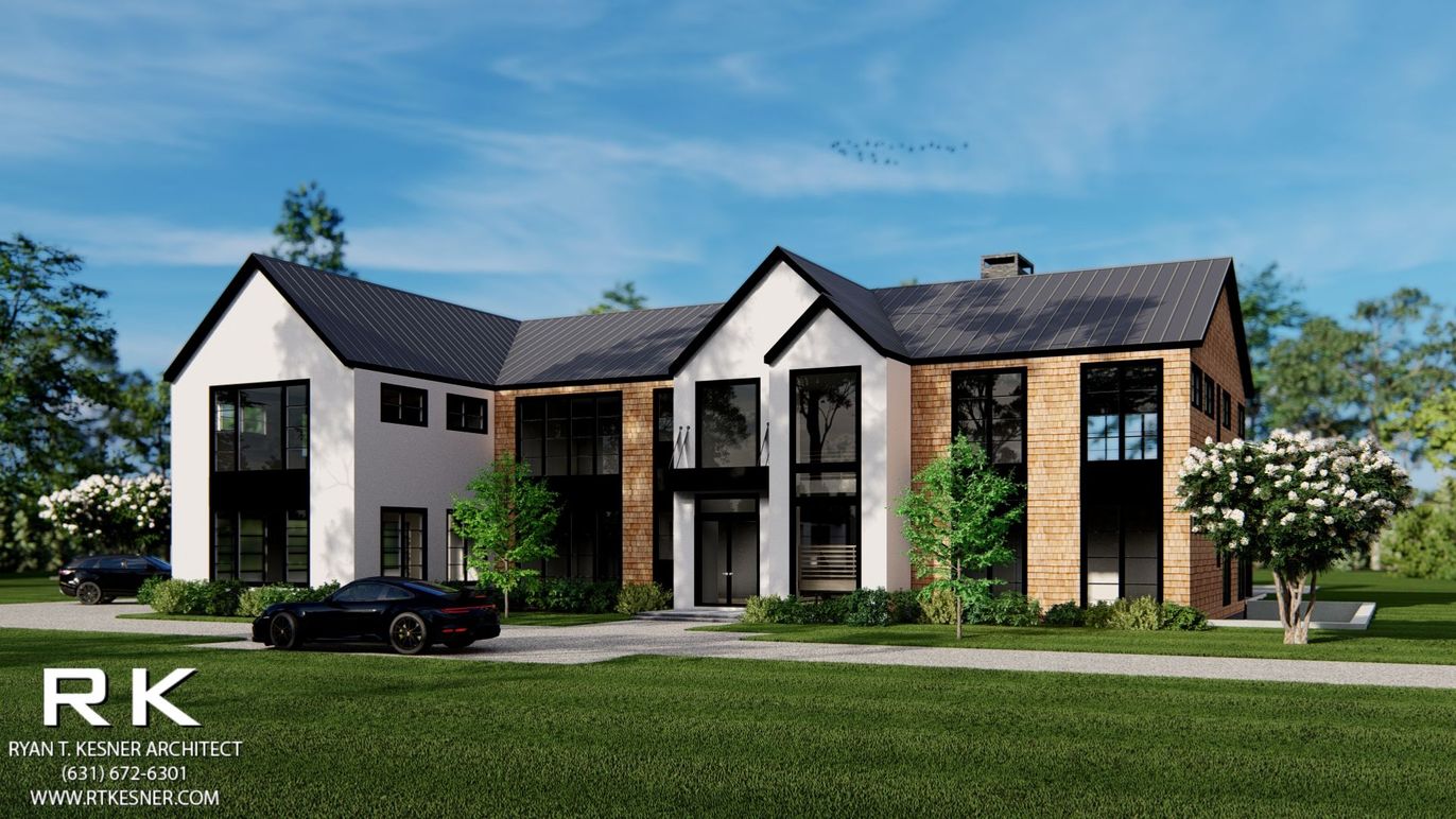 Backyard, Exterior, Facade, Brick Facade, Farmhouse