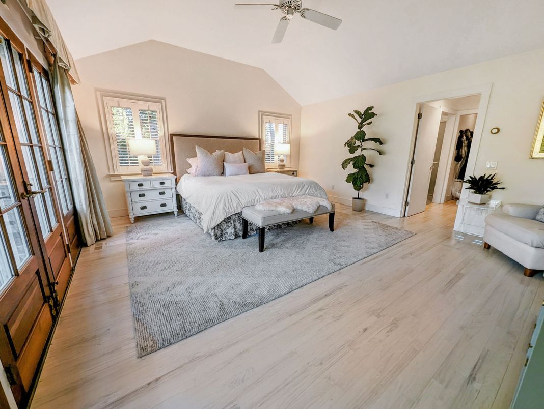 Bedroom, Interior, Wood Texture Flooring