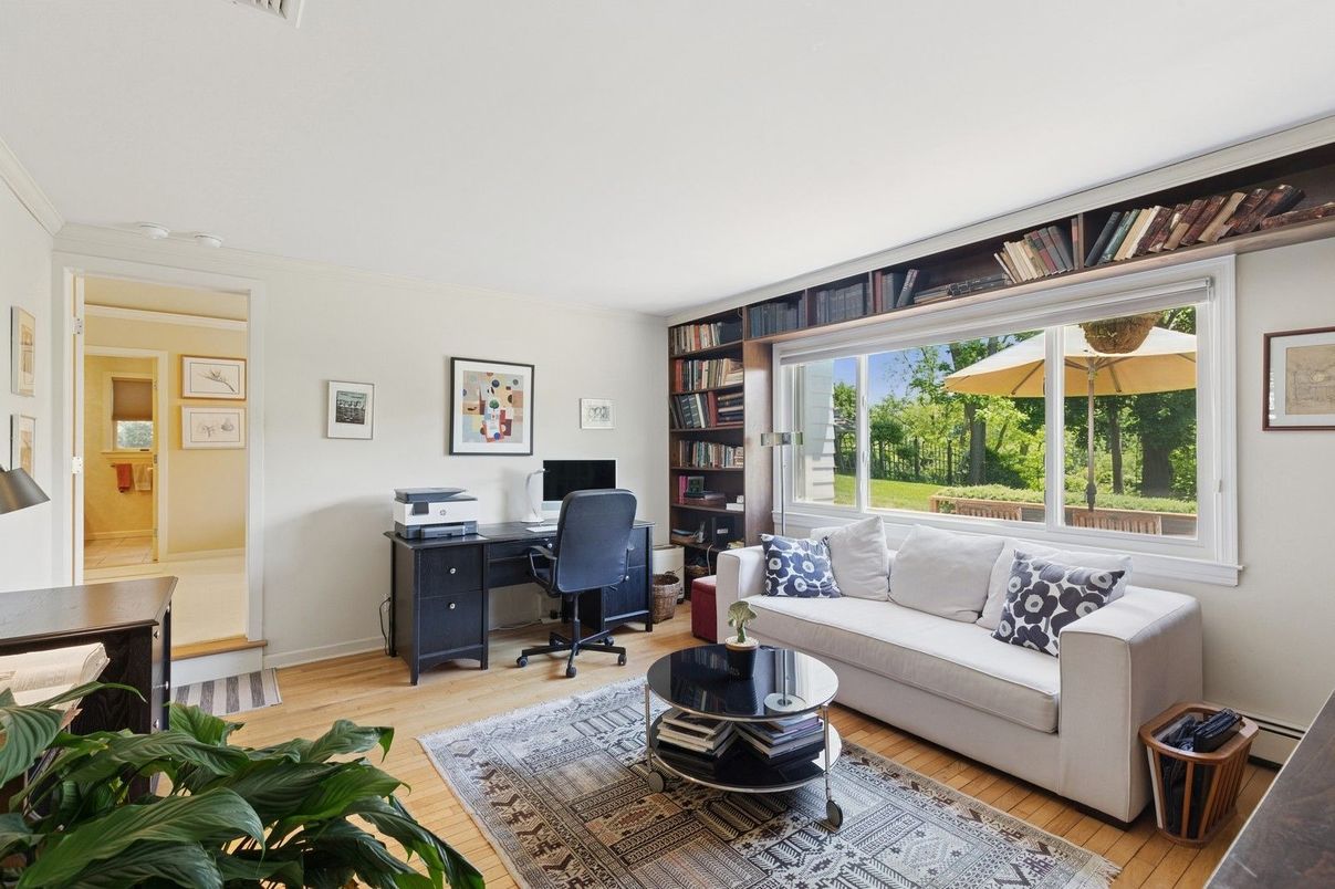 Home Office, Interior, Wood Texture Flooring