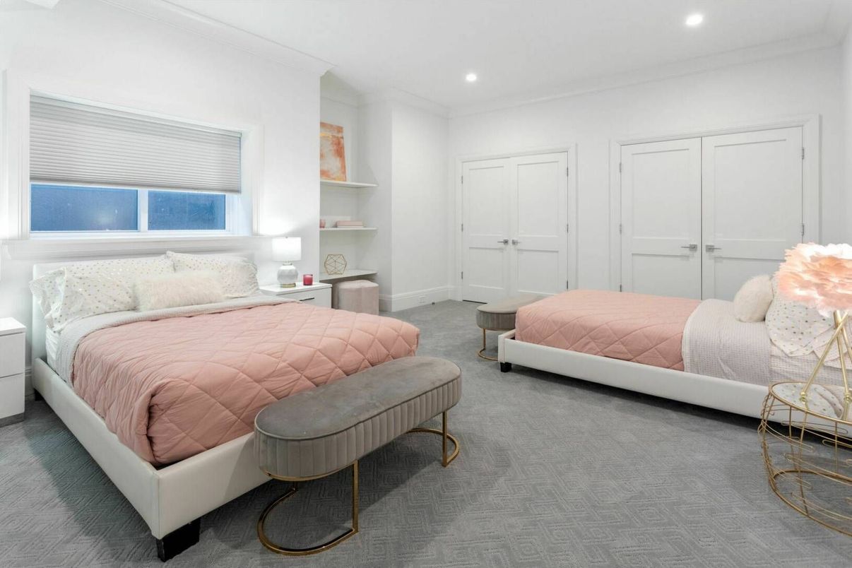 Bedroom, Interior, Recessed Lighting