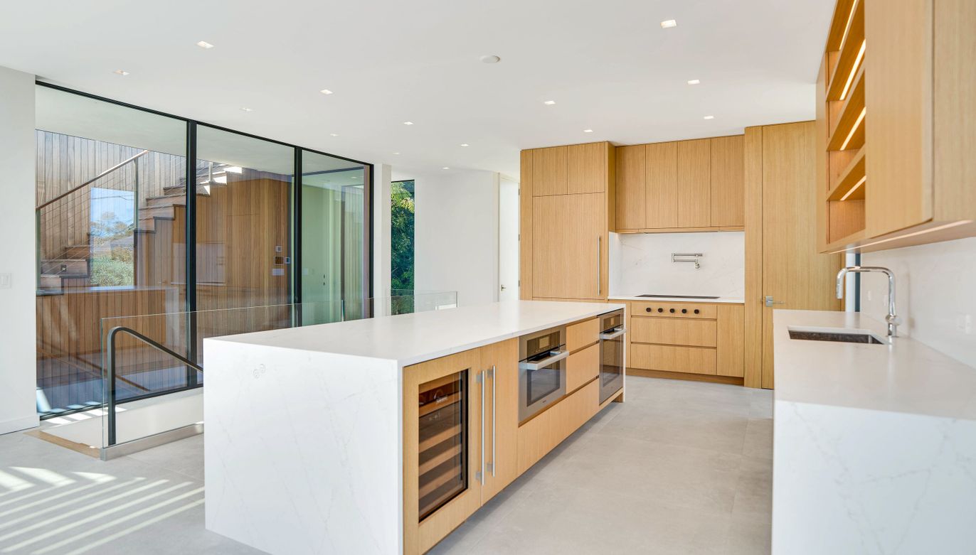 Interior, Kitchen, Recessed Lighting, Stainless Steel Appliances