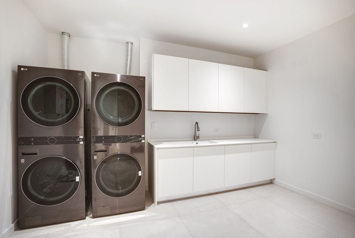 Interior, Recessed Lighting, Washer